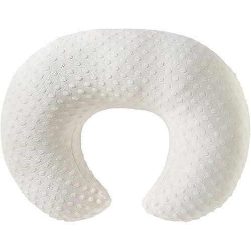 Nursing Pillow for Breastfeeding and Bottle Feeding More Support for Mom and Baby,Soft Newborn Nursing Baby Pillow， Machine Washable (Fog)