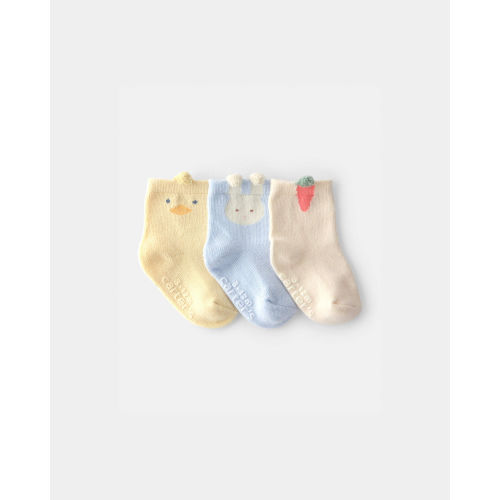 Baby 3-Pack Easter Socks - Yellow/Blue/Ivory - Carter's | Carter's