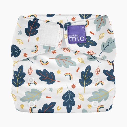 Bambino Mio Miosolo Classic Cloth Diaper - Little Leaves, One Size (8-35 Lbs)