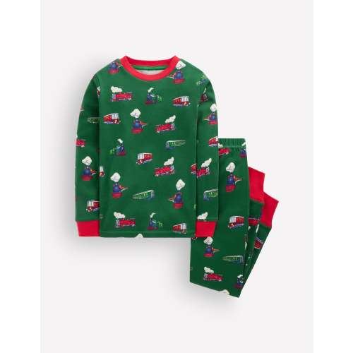 Snug Long John Pajamas - Trains | Boden USA