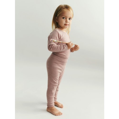 Baby merino wool leggings in Blush melange - $28.99 - Dilling