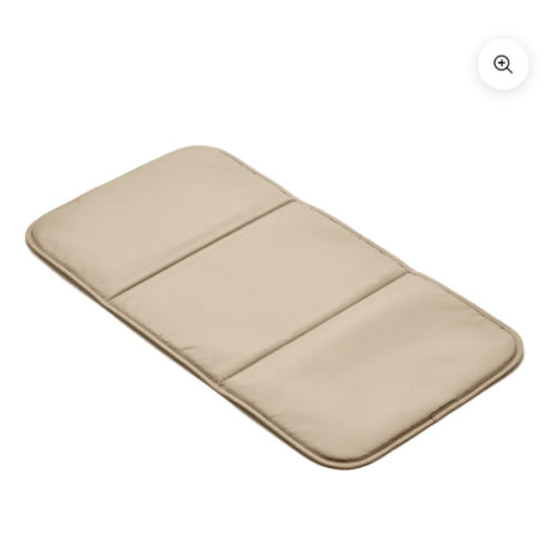 Beige Memory Foam Changing Pad