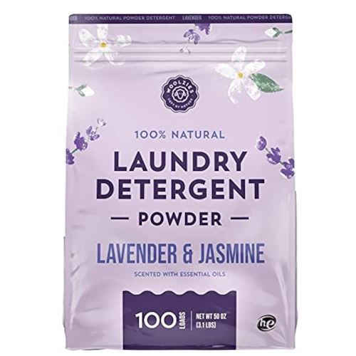 Woolzies 100% Natural Laundry Powder Detergent Soap Scented with Pure Essential Oils Extra Strength Biodegradable Formula, Safe for Sensitive Skin 100 Loads
