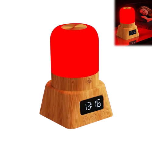 Red Light Therapy Sleep, Red Night Light Desk Lamp with 670nm Wavelength, Rechargeable Long Lasting RedNightLight Sleep Lamp for Bedroom, Nursery, Reading
