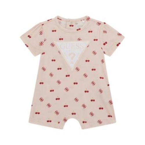 Baby Girls Stretch Jersey Printed Shortall
