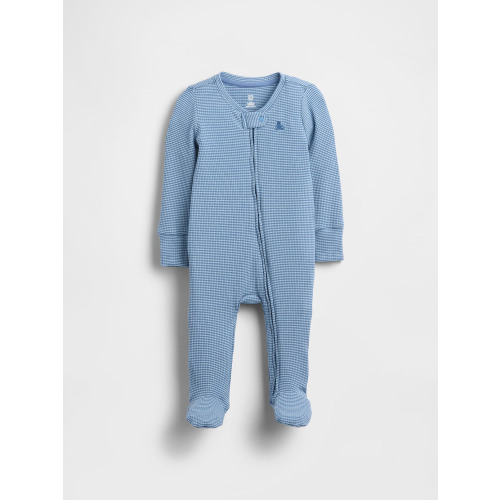 Baby Winnie The Pooh Organic Cotton Footed One-Piece
