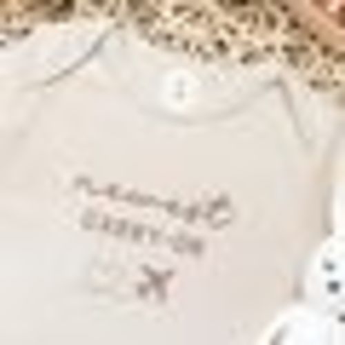 Embroidered Newest Carry on Onesie® Traveling Airplane husband pregnancy announcement, Baby Embroidered Onesie®, Funny Onesie®