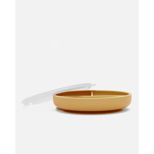 Suction Plate + Lid - Honey