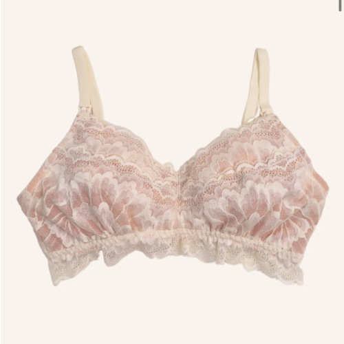 Tulip Lace Organic Cotton Nursing Bralette - Ivory – MORROW+MINT