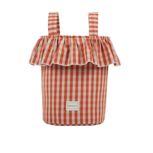 Basket Vichy - Rose + Red · Minicoton