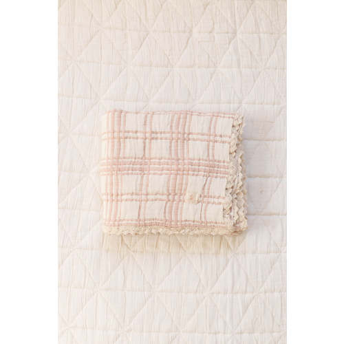 french plaid quilt - petal