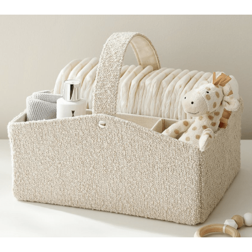 Boucle Nursery Storage Caddy