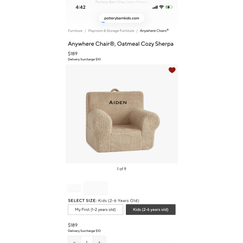 Anywhere Chair®, Cozy Sherpa Collection