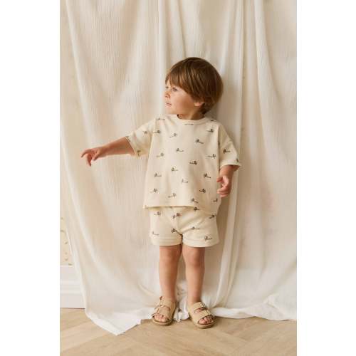 Pima Cotton Wesley Short - Fly High Vanilla Cream