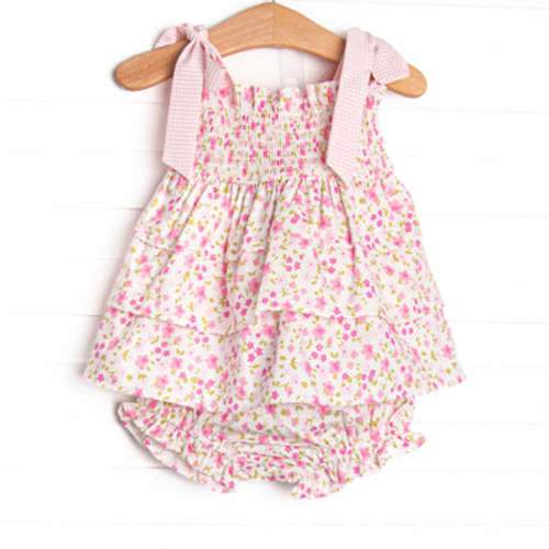 Magenta Meadows Diaper Set, Pink – Stitchy Fish