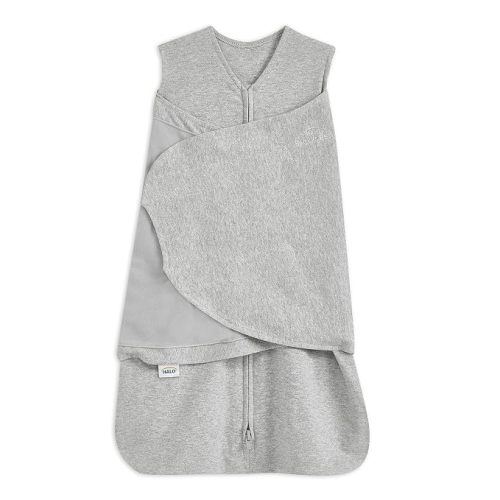 HALO 100% Cotton Sleepsack Swaddle, 3-Way Adjustable Wearable Blanket, TOG 1.5, Baby Blue, Small, 3-6 Months