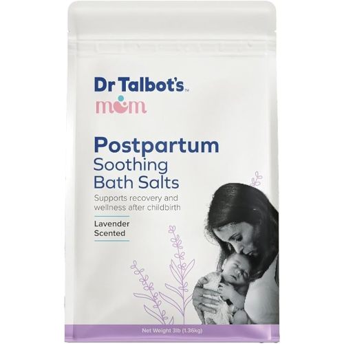 Dr. Talbot's Postpartum Soothing Bath Salts – Lavender Infused, Paraben-Free Relaxation & Recovery Bath Soak for New Moms – Ideal for Post-Childbirth Healing & Everyday Stress Relief
