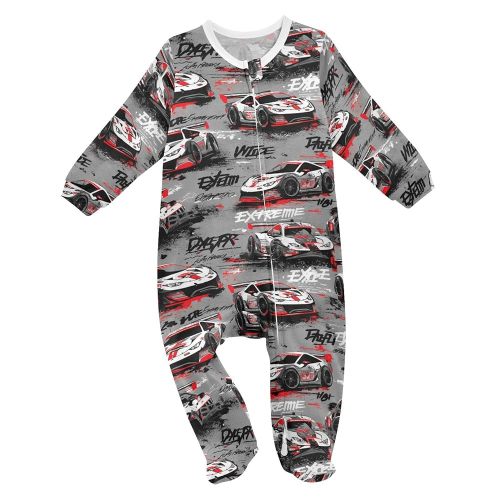 Dussdil Baby One-Piece Footies Newborn Rompers Pajamas Cotton Footed Pjs for Sleep Play Boys Girls 3 6 9 12 18 24m