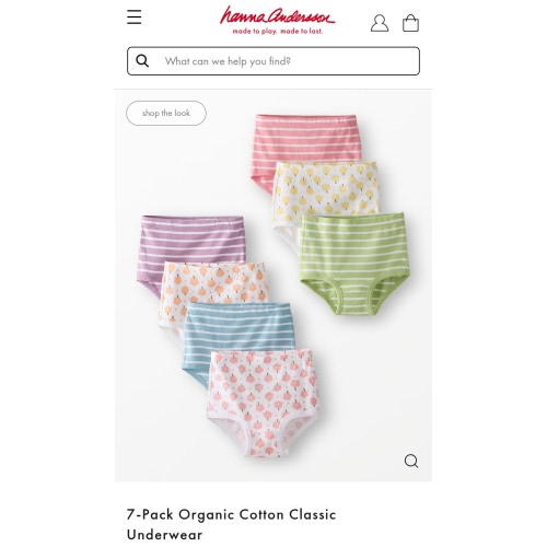 7-Pack Organic Cotton Classic Underwear