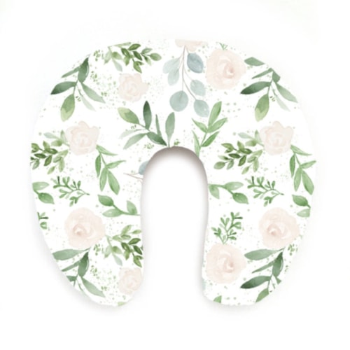 Nursing Pillow Cover - Eucalyptus Rose