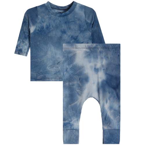 2pc Tie Dye Rib Harem Set