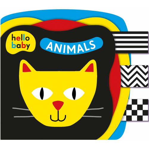 Roger Priddy: Animals (Hello Baby): A High Contrast Book for Newborns (Board Book)