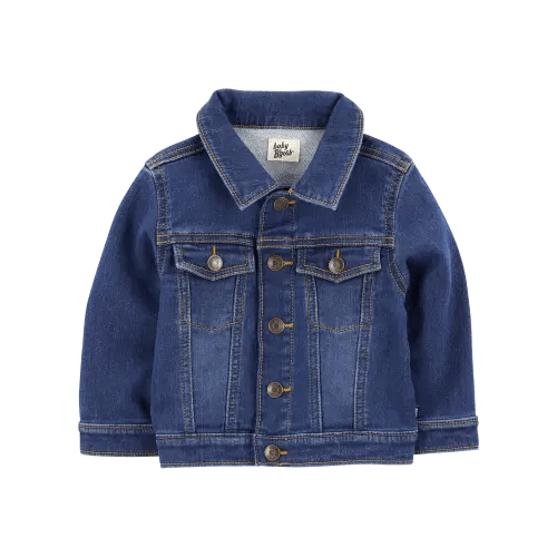 Baby Boy Knit-Like Denim Jacket - Dark Wash - OshKosh B'gosh | Carter's