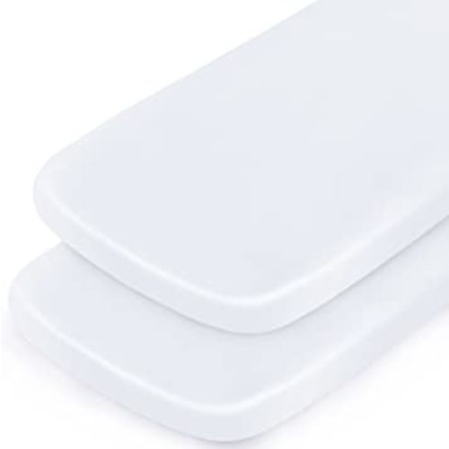 Satin Bedside Sleeper Sheet 2 Pack - Fits Most Bassinet & Crib Mattresses, Satin Bassinet Sheets for Baby Hair (33"x20"x5") - Silk Baby Sheet for Boys & Girls - White