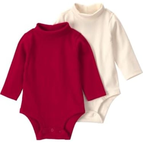 little planet by carter's Baby Girls' 2-pack Long Sleeve Bodysuits Made With Organic Cotton