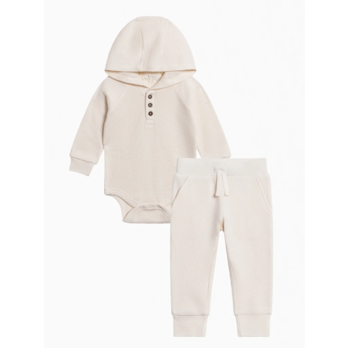 Boy Waffle Bodysuit Set