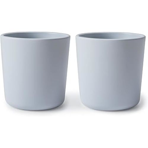 mushie Dinnerware Cups For Kids | Made in Denmark, Set of 2 (Cloud)