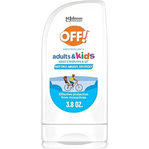 Off! Insect Repellent Lotion for Adults & Kids, Fragrance-Free Picaridin Bug Repellent for Everyday DEET-Free Protection from Mosquitoes and Ticks, 3.8 oz