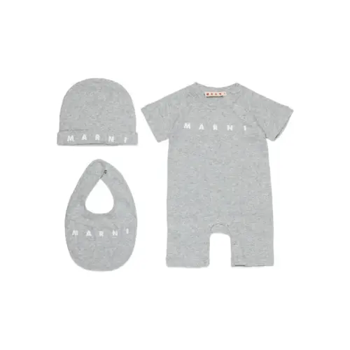Marni Kids logo-print Babygrow (set Of three) | Grey | FARFETCH