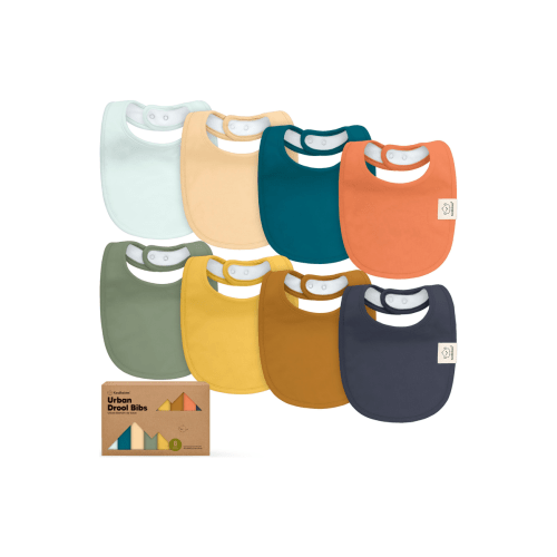 8-Pack Baby Drool Bibs