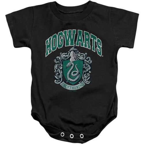 Popfunk Kids Harry Potter Hogwarts Slytherin Unisex Infant Snap Suit for Baby