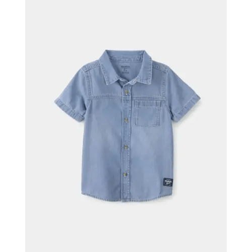 Toddler Boy Denim Button-Down Shirt - Blue - OshKosh B'gosh | Carter's