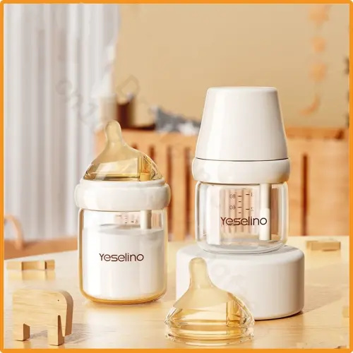 Yeselino 6th Generation Professional Newborn Bottle/High Borosilicate Glass Anti-colic Bottle/Baby 0-6 months/ - AliExpress