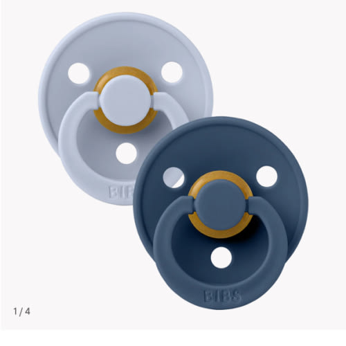 BIBS Colour 2 Pack - Dusty Blue & Steel Blue | Modern Design – Bibsworld store US