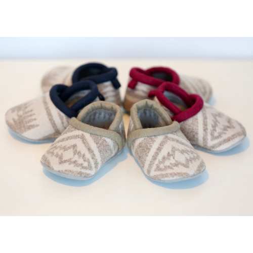 Baby Moccasins Made From Pendleton® Wool - Baby Booties - Baby Shoes - Toddler Shoes - Wool Slippers