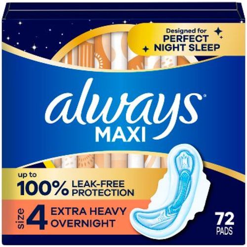 Always Maxi Overnight Pads - Size 4