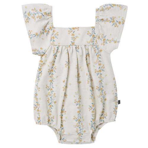 Modern Moments, Baby Girl Bubble Romper, 6-9 Months, 100% Cotton