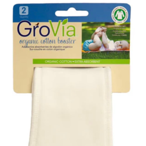 GroVia Organic Cotton Booster 2 Pack
