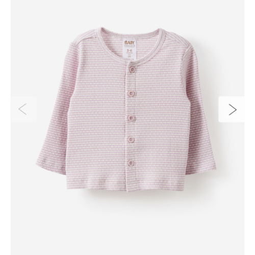 Organic Pointelle Cardigan