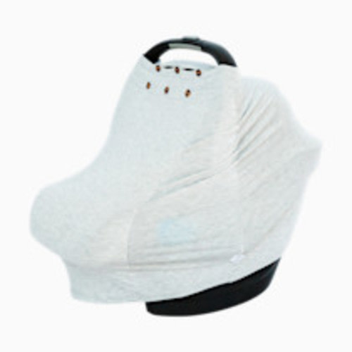 Snuggle Shield LUXE Protection Bamboo Rayon Multi-Use Antimicrobial Air Filtering Infant Cover - Heather Grey, Os