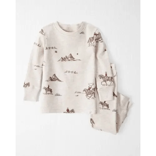 Baby 2-Piece Organic Cotton Pajamas in Western Rodeo - Little Planet | Carter's