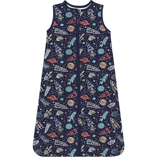 TotAha Space Toddler Sleep Sack 2T-3T-4T,0.5 TOG Lightweight, Stretchy, Silky Sleep Bag, Buttery Soft Wearable Blanket Baby Sleeping Sacks With 2-way Safe Zipper