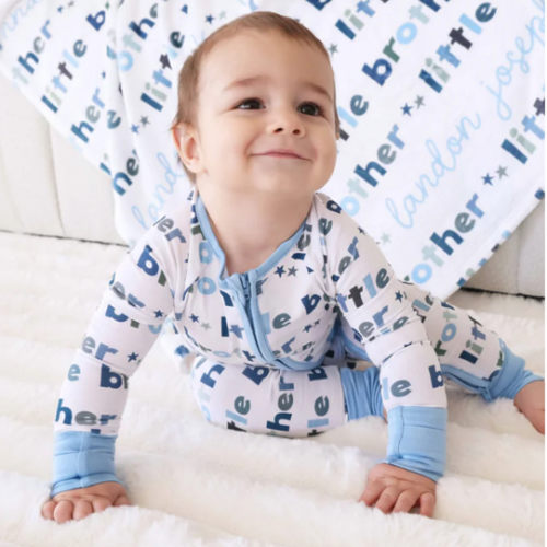 Little Brother Convertible Zip Romper | Caden Lane