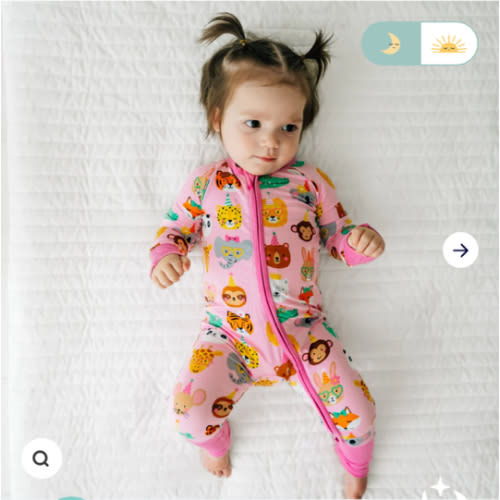 Pink Party Pals Zippy - Little Sleepies