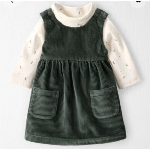 Carter's Cotton Jumper Set | Fern Green Size 12mo