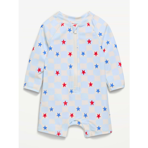 Printed Swim Rashguard Bodysuit for Baby